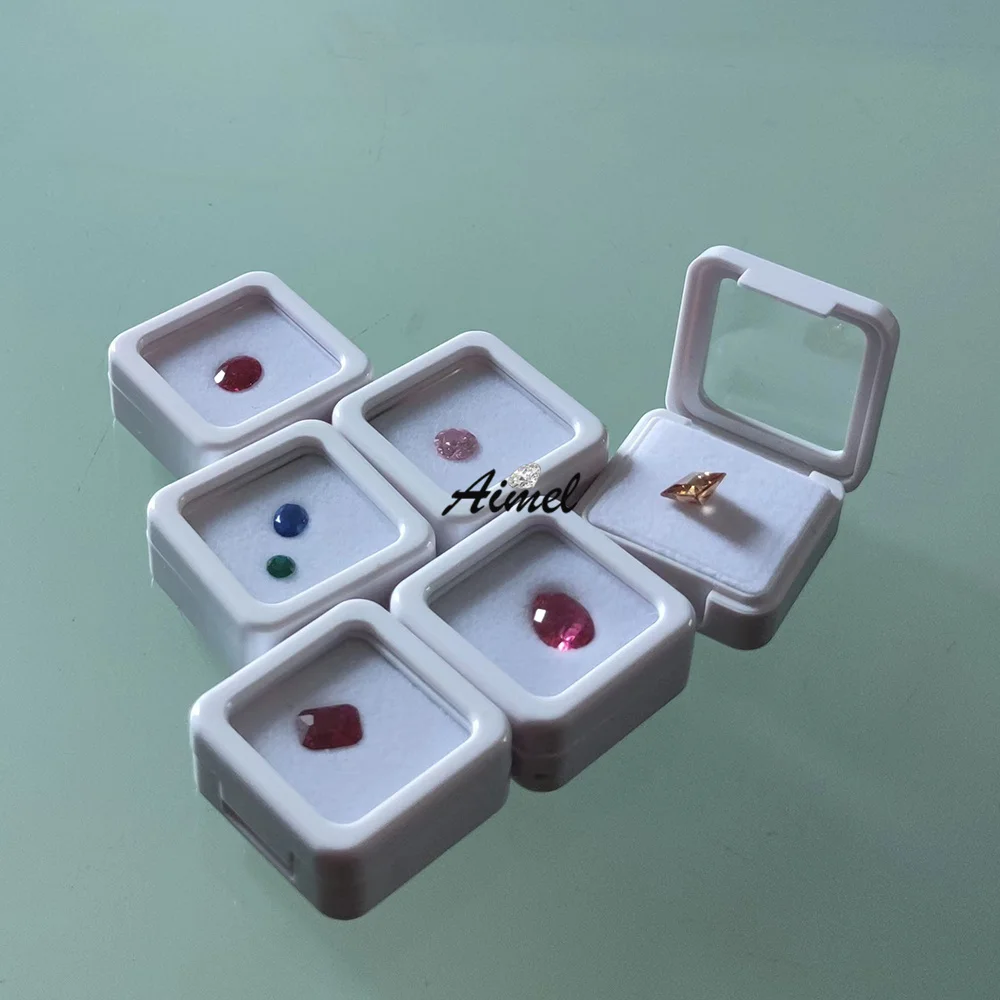 Glass Cover Diamond Storage Box Gems Stone Jewelry Display Organizer Case Gemstone Package Exhibition Showcase Gift Box White
Glass Cover Diamond Storage Box Gems Stone Jewelry Display Organizer Case Gemstone Package Exhibition Showcase Gift Box White