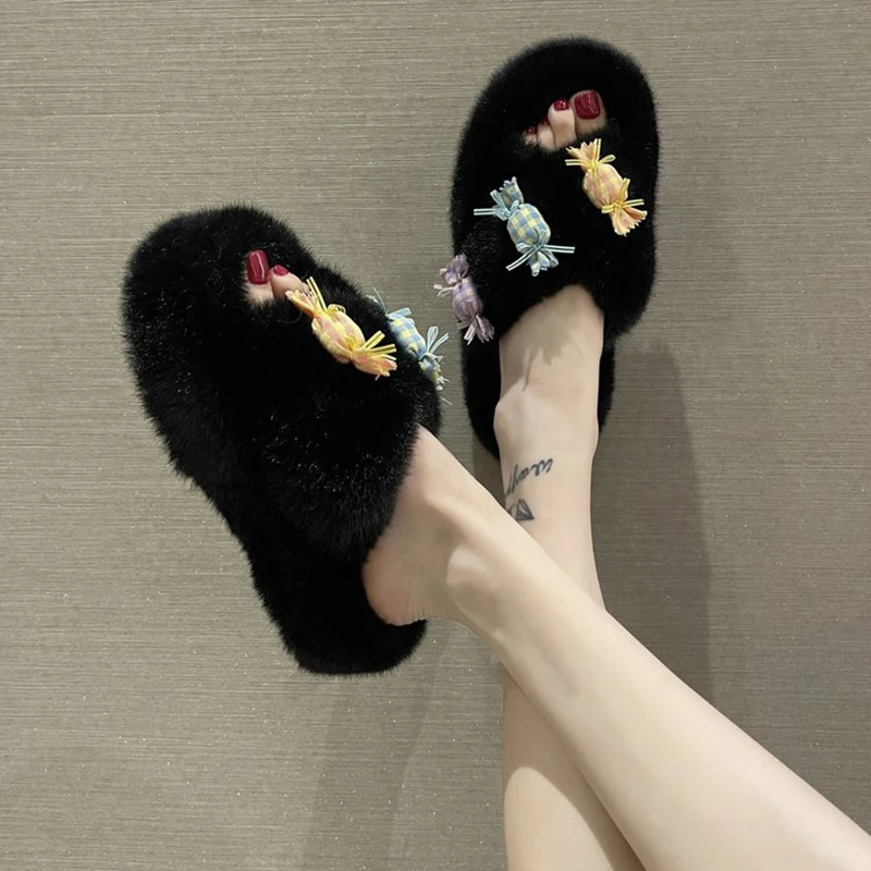 2022 Autumn And Winter New Large Slippers Women's Cross Fashion Personalized Flat Bottom Plush Warm Home TX-56
2022 Autumn And Winter New Large Slippers Women's Cross Fashion Personalized Flat Bottom Plush Warm Home TX-56