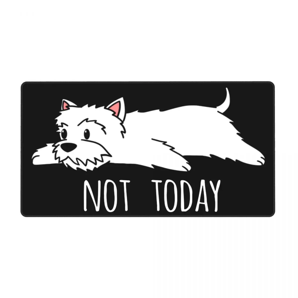 Funny Not Today Westie Dog Laptop Mouse Pad Keyboard Mouse Mat 900x400 Non-Slip Rubber Mousepad for Computer
Funny Not Today Westie Dog Laptop Mouse Pad Keyboard Mouse Mat 900x400 Non-Slip Rubber Mousepad for Computer