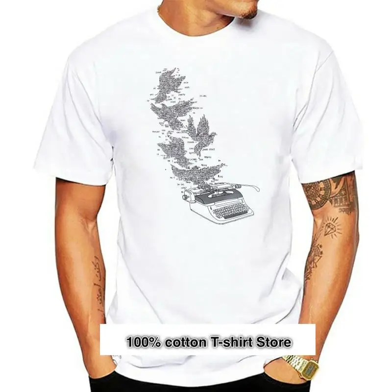 Camiseta de hombre con graffiti de arte gráfico, periódico, sin límite, libertad de noticias, máquina de escribir, L
Camiseta de hombre con graffiti de arte gráfico, periódico, sin límite, libertad de noticias, máquina de escribir, L