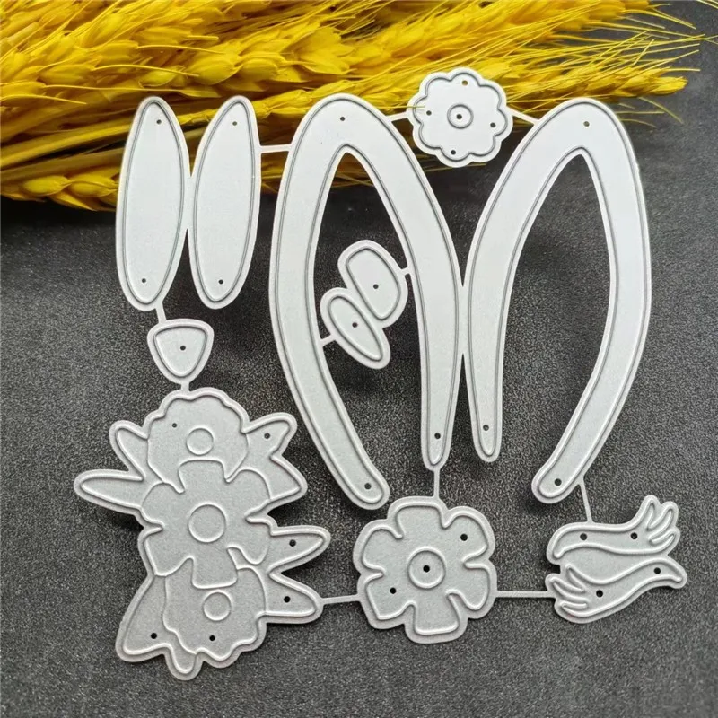 Bunny Ears And Flowers New Arrival 2022 Metal Cutting Dies Stencils Die Cut For DIY Scrapbooking Album Paper Card Embossing
Bunny Ears And Flowers New Arrival 2022 Metal Cutting Dies Stencils Die Cut For DIY Scrapbooking Album Paper Card Embossing