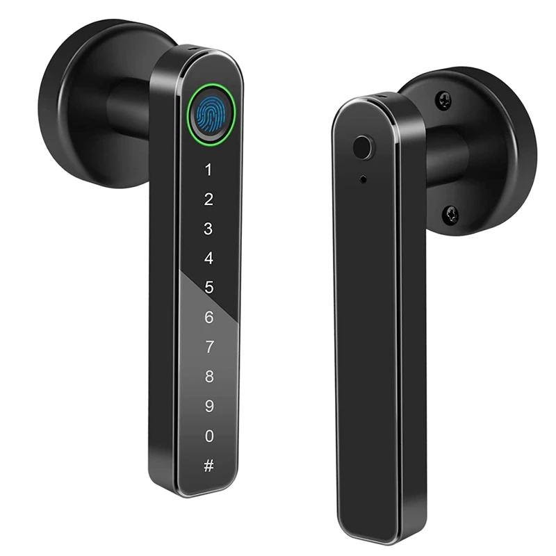 Fingerprint Door Lock With Bluetooth For Ttlock Electronic Lock With Biometrics Fingerprint/Password/Key/App Unlock
Fingerprint Door Lock With Bluetooth For Ttlock Electronic Lock With Biometrics Fingerprint/Password/Key/App Unlock