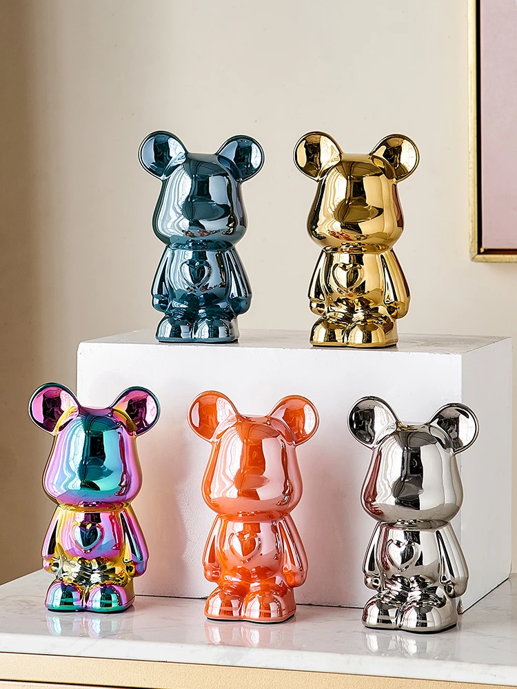 Ins Wind Plating Bear Transparent Hand-made Doll Figure Ornaments Bookshelf Living Room Home Decoration Crafts Statue Gift
Ins Wind Plating Bear Transparent Hand-made Doll Figure Ornaments Bookshelf Living Room Home Decoration Crafts Statue Gift
