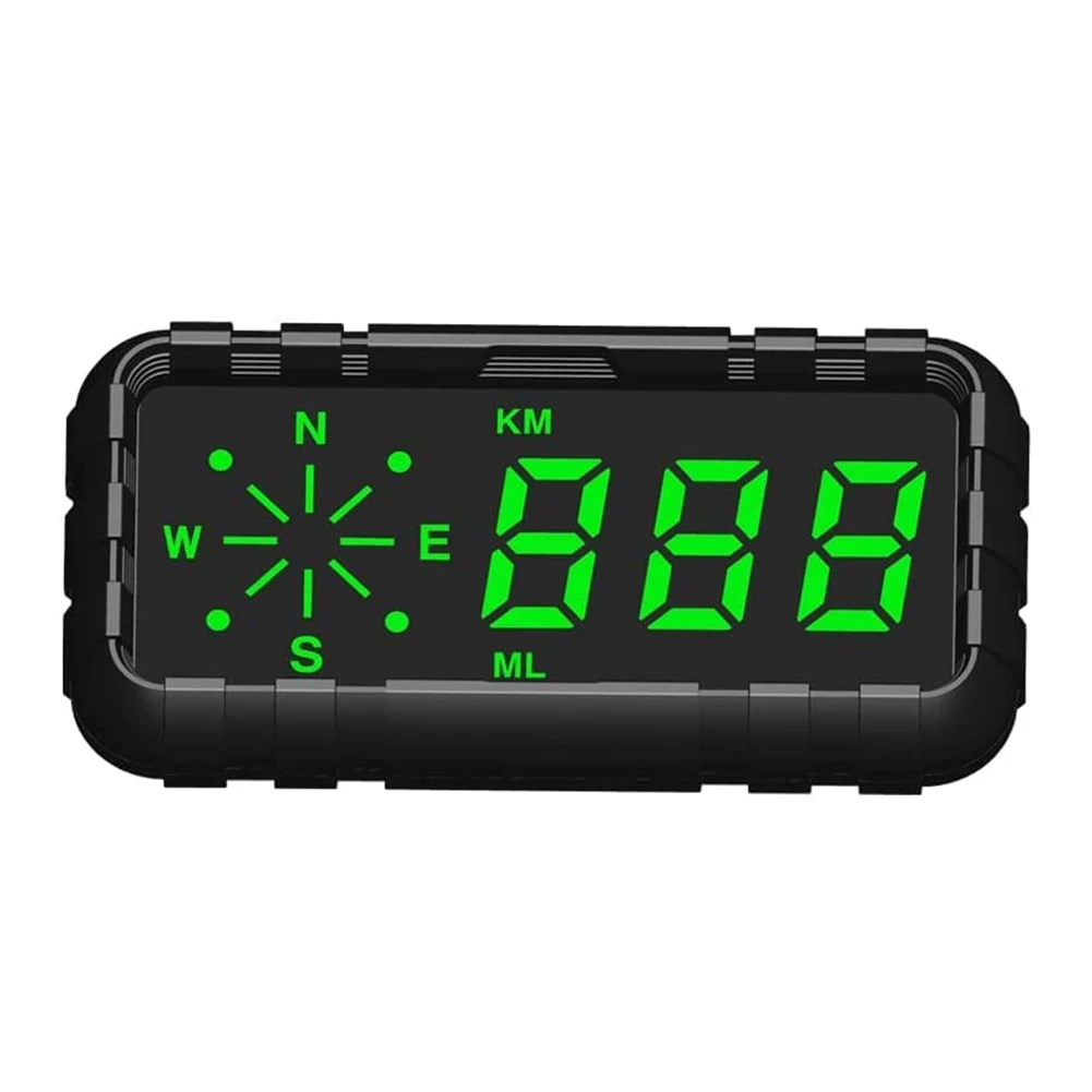 HUD Speedometer Odometer Compass Head Up Display GPS Digital Display Big Fonts Univsersal for All Cars Vehicles
HUD Speedometer Odometer Compass Head Up Display GPS Digital Display Big Fonts Univsersal for All Cars Vehicles