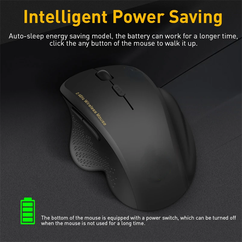 2022 Trend Mouse Ergonomic Computer Mouse PC Optical Mause with USB Receiver 6 buttons 2.4Ghz Wireless Mice 1600 DPI For Laptop
2022 Trend Mouse Ergonomic Computer Mouse PC Optical Mause with USB Receiver 6 buttons 2.4Ghz Wireless Mice 1600 DPI For Laptop