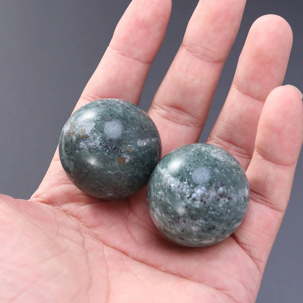Ballhand Exercise Baoding Jade Chinese Health Meditationstress Handballs Hands Relieve Trigger Point Acupressure Fitness
Ballhand Exercise Baoding Jade Chinese Health Meditationstress Handballs Hands Relieve Trigger Point Acupressure Fitness