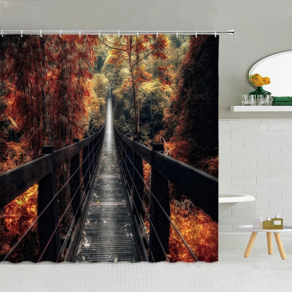 Landscape Shower Curtain Fallen Leaves River Forest High Quality Bathroom Supplies With Hooks Cloth Curtains Autumn Watercolor
Landscape Shower Curtain Fallen Leaves River Forest High Quality Bathroom Supplies With Hooks Cloth Curtains Autumn Watercolor