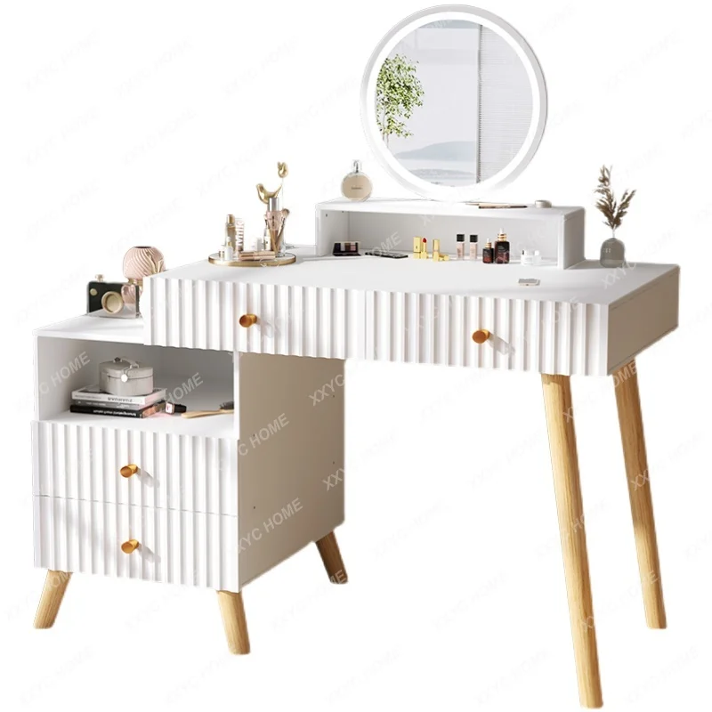 Mirror Cabinet Led Dressing Table Brown Bedroom Multifunctional Luxury Dressing Table Bedroom Charm Tocador Furniture Makeup
Mirror Cabinet Led Dressing Table Brown Bedroom Multifunctional Luxury Dressing Table Bedroom Charm Tocador Furniture Makeup