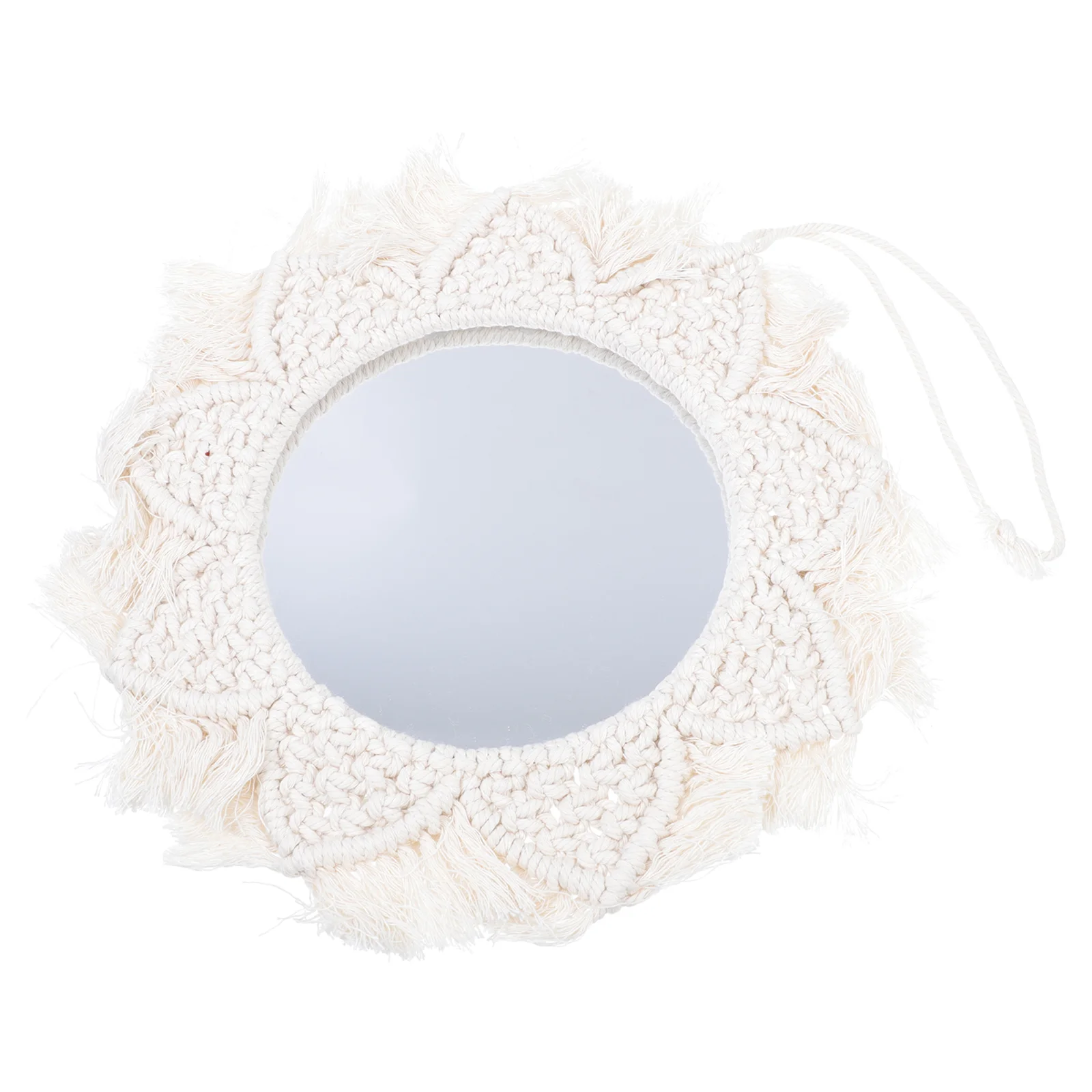 Mirror Wall Tapestry Macrame Hanging Woven Adornment Lady Round Tassel Dressing Room Mounted Ornament Hanger Wicker Bedroom
Mirror Wall Tapestry Macrame Hanging Woven Adornment Lady Round Tassel Dressing Room Mounted Ornament Hanger Wicker Bedroom