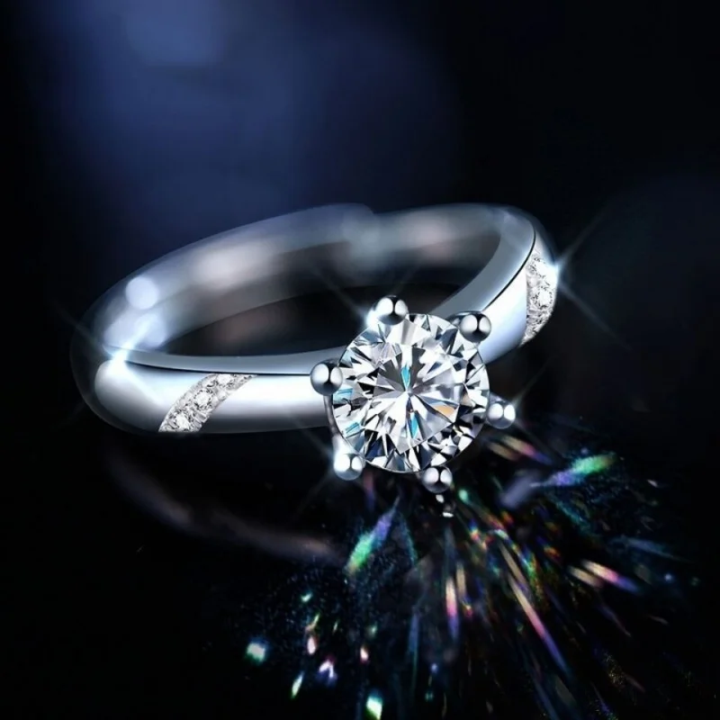 Disney Moissanite Ring Women's Diamond Ring Genuine MoissaniteDColor1/2Carat Couple Couple Rings Men and Women
Disney Moissanite Ring Women's Diamond Ring Genuine MoissaniteDColor1/2Carat Couple Couple Rings Men and Women