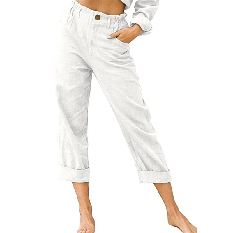 Womens Cotton Linen Pants Drawstring Back Elastic Waist Pants Casual Trousers Daily Fashion Comfy Pants Pantalones De Mujer 2022
Womens Cotton Linen Pants Drawstring Back Elastic Waist Pants Casual Trousers Daily Fashion Comfy Pants Pantalones De Mujer 2022