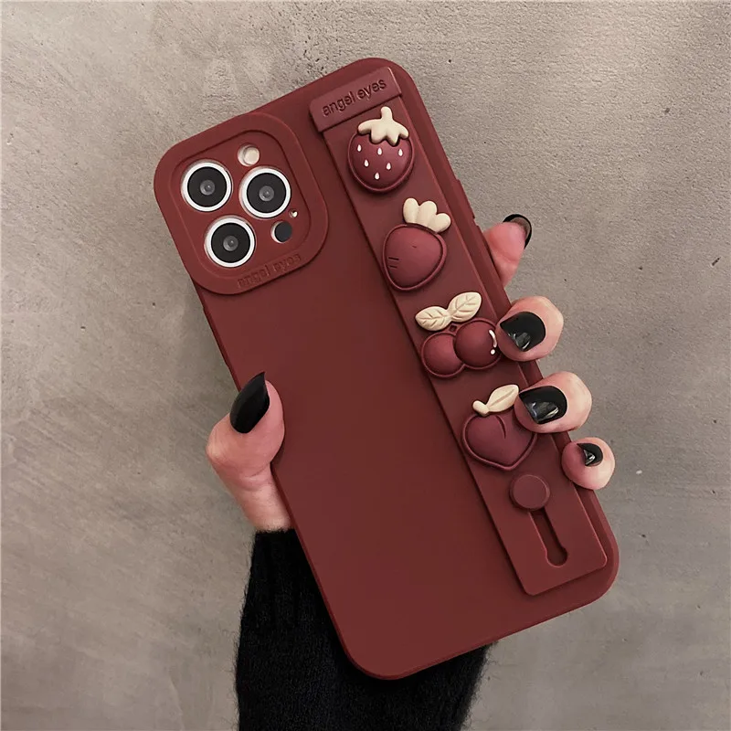 Wine Red Wrist Strap Case For iPhone 14 Pro Max 13 12 11 XR X XS 7 8 Plus SE 2020 Original Liquid Silicone Soft Shockproof Cover
Wine Red Wrist Strap Case For iPhone 14 Pro Max 13 12 11 XR X XS 7 8 Plus SE 2020 Original Liquid Silicone Soft Shockproof Cover