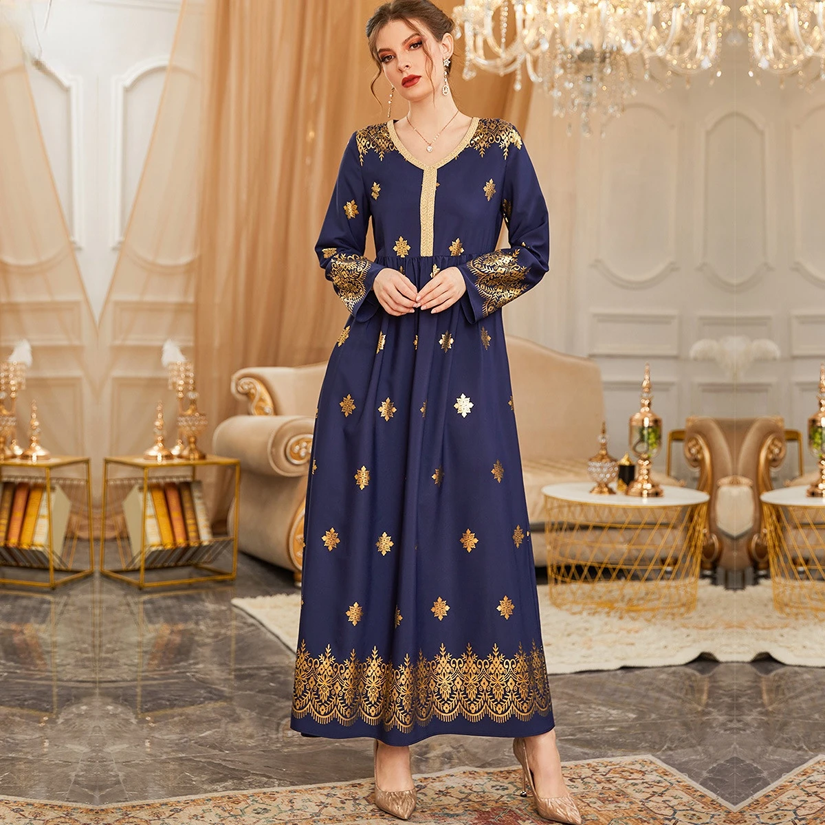 Muslim Fashion Women Dress Abayas Dubai Turkey Middle East Kaftan Embroidery Arabian Long Ladies Skirt Islamic Clothing
Muslim Fashion Women Dress Abayas Dubai Turkey Middle East Kaftan Embroidery Arabian Long Ladies Skirt Islamic Clothing