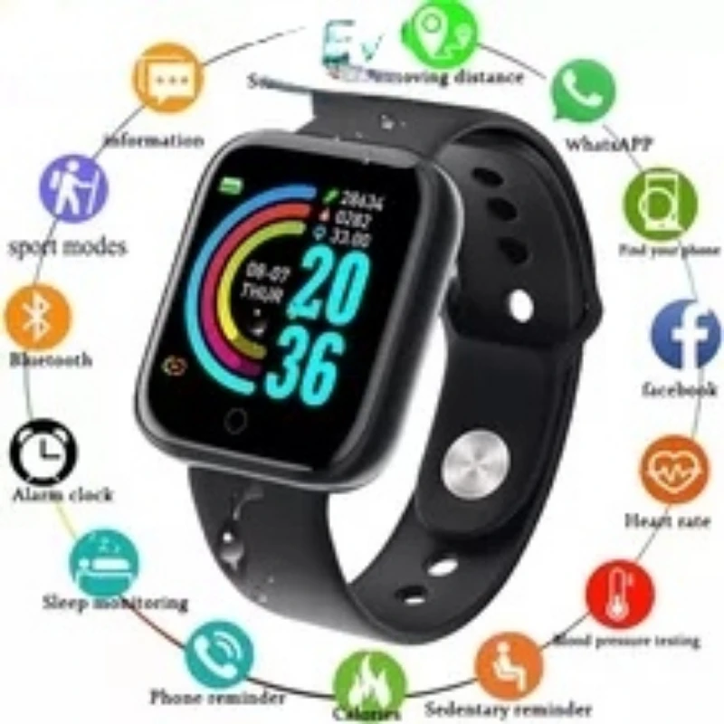 Y68 Pro умные часы D20 Bluetooth фитнес-трекер спортивные часы пульсометр кровяное давление умный Браслет для Android IOS
Y68 Pro умные часы D20 Bluetooth фитнес-трекер спортивные часы пульсометр кровяное давление умный Браслет для Android IOS