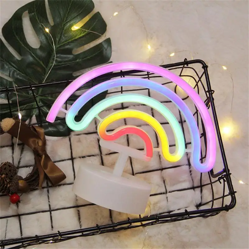 LED Neon Modeling Lights Rainbow Decorative Lights Multi-color Practical Convenient Home Festive Atmosphere Lamp Girls Bedroom
LED Neon Modeling Lights Rainbow Decorative Lights Multi-color Practical Convenient Home Festive Atmosphere Lamp Girls Bedroom