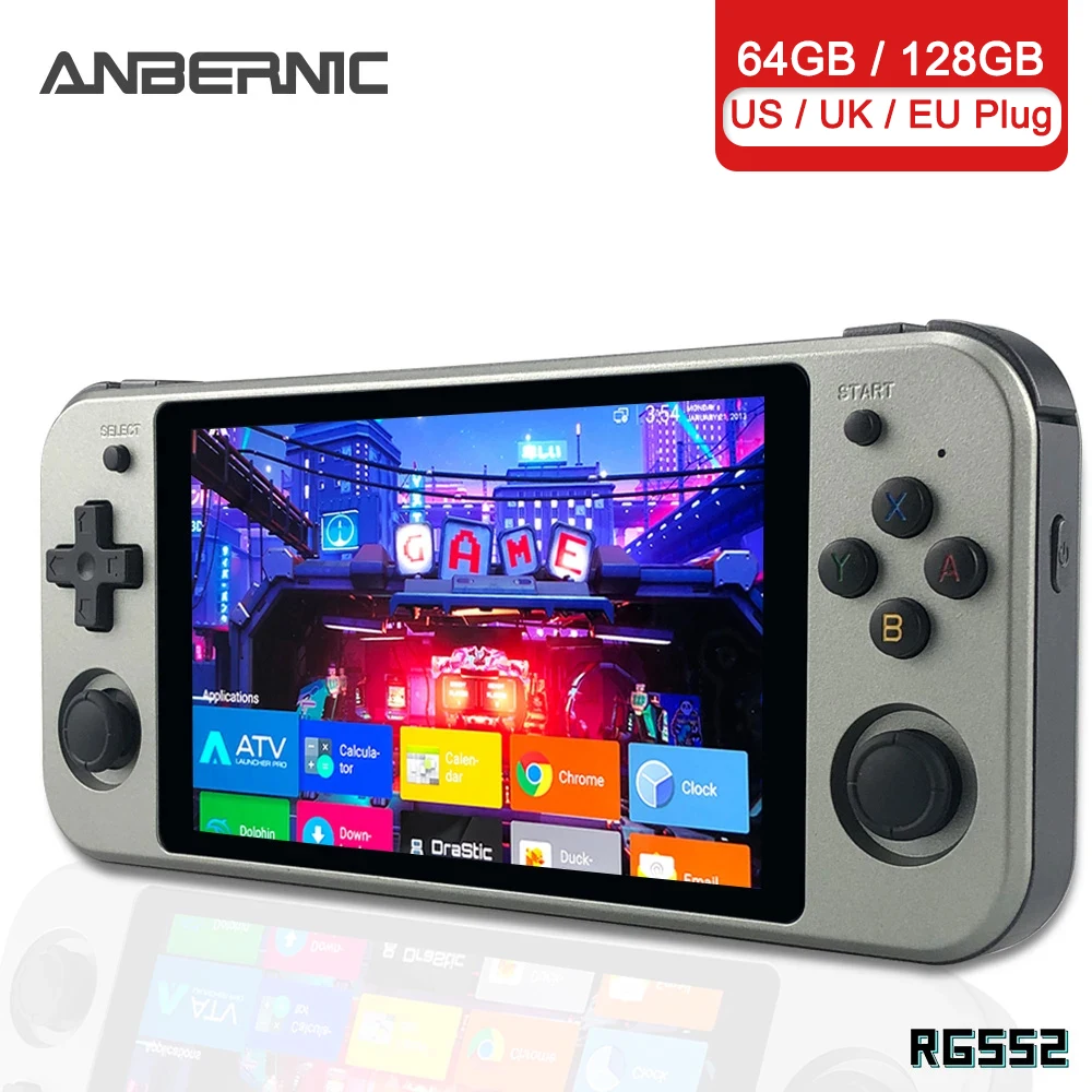 RG552 Anbernic Retro Video Game Console Dual systems Android Linux Handheld Gaming Player Built in 4000+ Games Consola Gifts
RG552 Anbernic Retro Video Game Console Dual systems Android Linux Handheld Gaming Player Built in 4000+ Games Consola Gifts