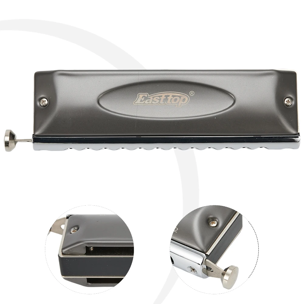 EASTTOP Chromatic Harmonica Key Of C 12 Hole 48Tone Mouth Organ Music Instruments 1248NV Pocket Size Without Membrane Toys Gifts
EASTTOP Chromatic Harmonica Key Of C 12 Hole 48Tone Mouth Organ Music Instruments 1248NV Pocket Size Without Membrane Toys Gifts