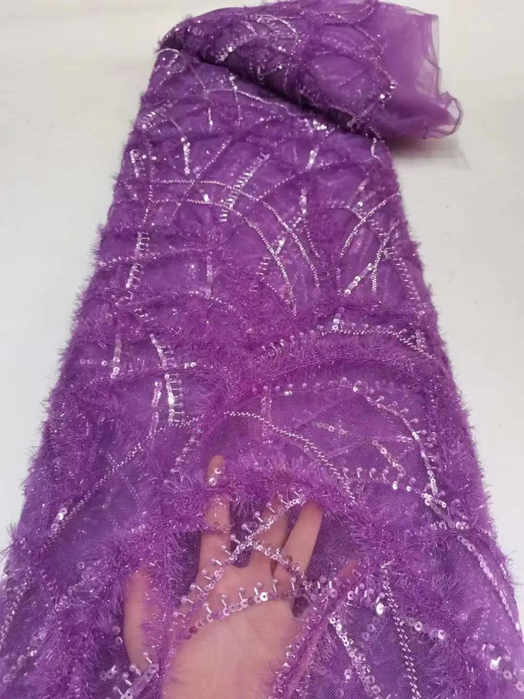 African Sequins Beads Groom Lace Fabric 2022 High Quality Lace French Lace Fabric Sewing Nigerian Lace Fabrics For Party Dress
African Sequins Beads Groom Lace Fabric 2022 High Quality Lace French Lace Fabric Sewing Nigerian Lace Fabrics For Party Dress