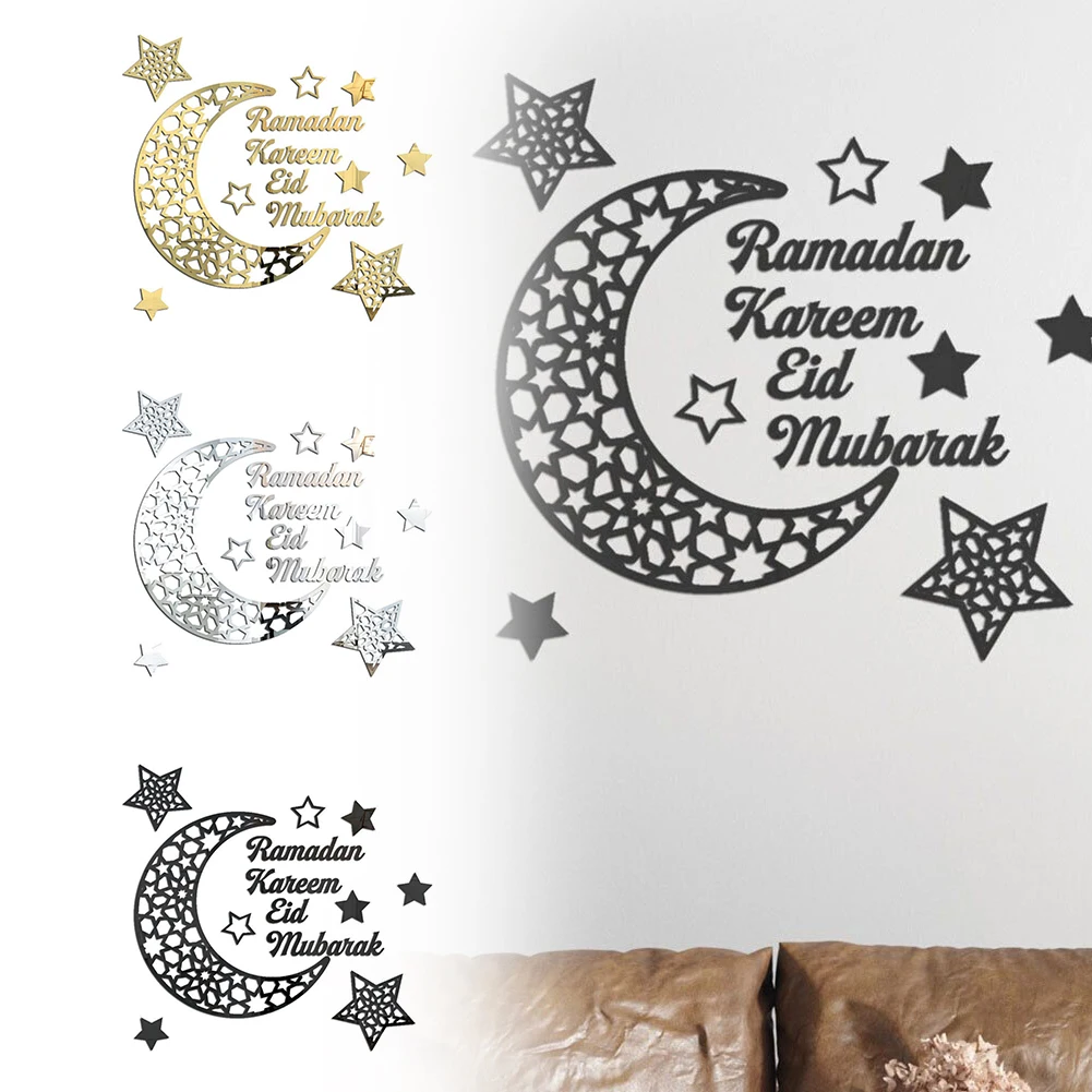 Eid Mubarak Wall Stickers Ramadan Moon Star DIY Wall Decal Decoration For Home 2023 Islamic Muslim Mural Eid Mubarak
Eid Mubarak Wall Stickers Ramadan Moon Star DIY Wall Decal Decoration For Home 2023 Islamic Muslim Mural Eid Mubarak