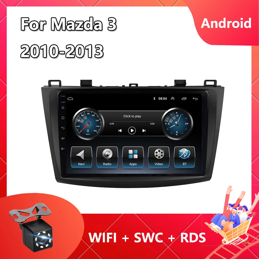 Автомагнитола 2DIN для Mazda 3 2010-2013, Android 10, навигация, GPS, мультимедийный плеер 1024*600, HD, сенсорный экран, Bluetooth, Wi-Fi, TMPS BT 
Автомагнитола 2DIN для Mazda 3 2010-2013, Android 10, навигация, GPS, мультимедийный плеер 1024*600, HD, сенсорный экран, Bluetooth, Wi-Fi, TMPS BT