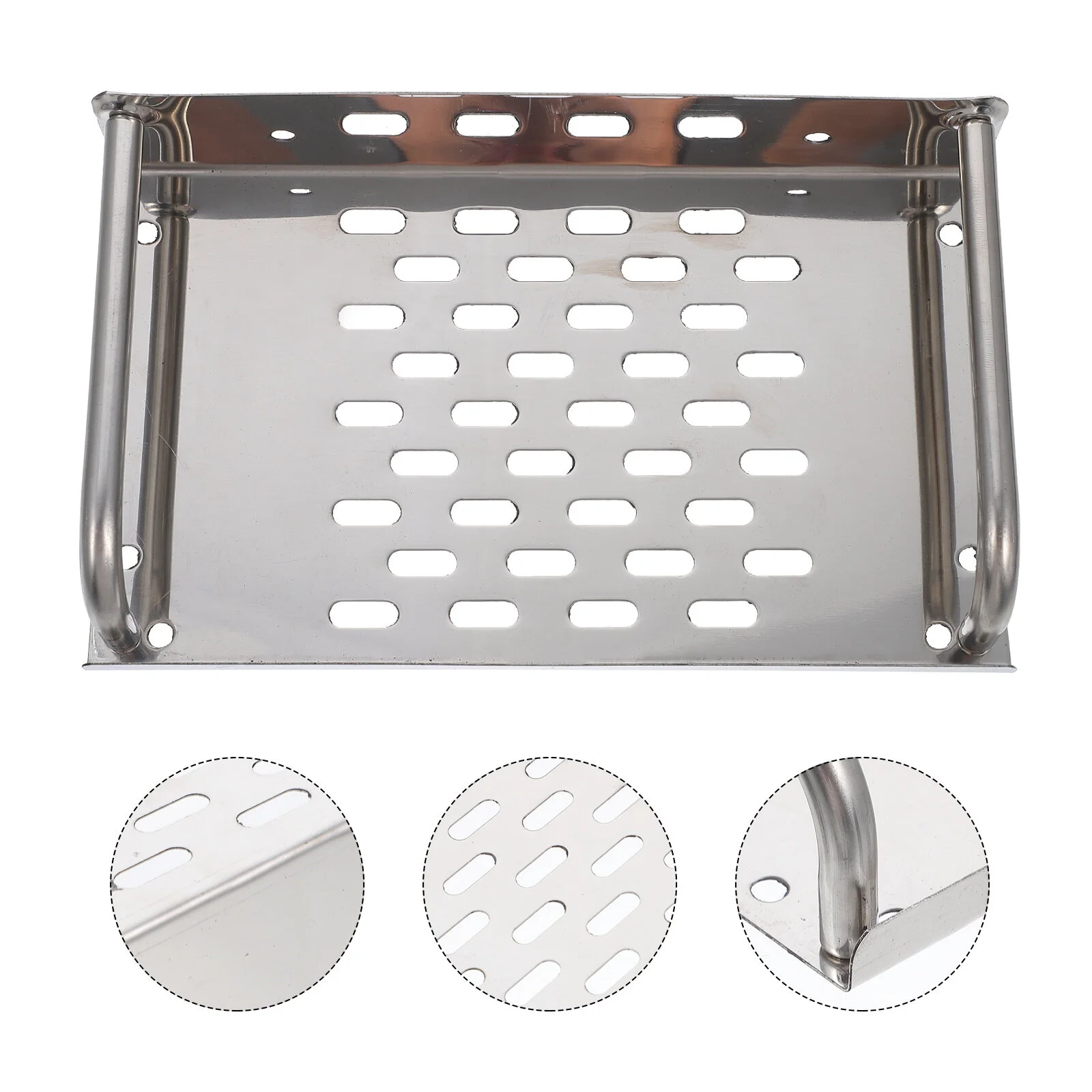 Roll Holder Multipurpose Sundries Practical Storage Shelf Hollow Rack Stainless Bathroom Home
Roll Holder Multipurpose Sundries Practical Storage Shelf Hollow Rack Stainless Bathroom Home