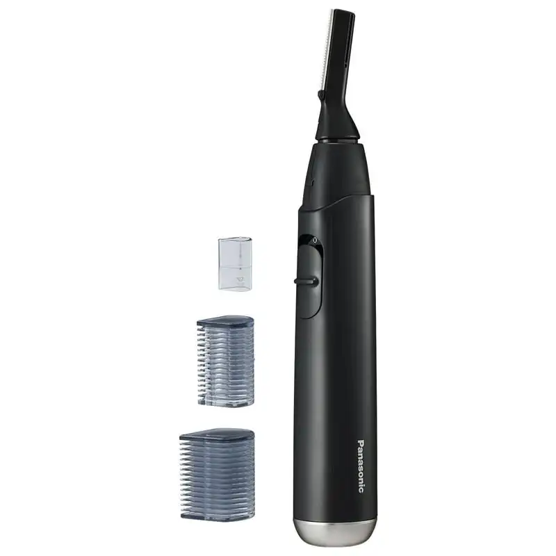 Trimmer for Sensitive Skin, Unisex Detailer with Flexible , Gentle on Acne, Includes 2 Eyebrow Attachments, Wet/Dry, ER-GM40-K
Trimmer for Sensitive Skin, Unisex Detailer with Flexible , Gentle on Acne, Includes 2 Eyebrow Attachments, Wet/Dry, ER-GM40-K