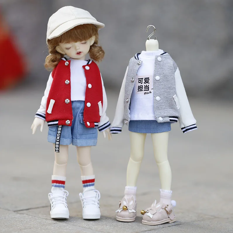 1/6 BJD детская одежда Униформа бейсбольная куртка унисекс 1/6 Yosd детская одежда 30 см кукла искусственная
1/6 BJD детская одежда Униформа бейсбольная куртка унисекс 1/6 Yosd детская одежда 30 см кукла искусственная