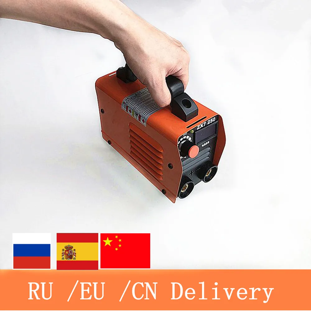 

RU ЕС доставка 220 В сварочный аппарат компактный мини MMA сварочный инвертор сварочный полуавтоматический