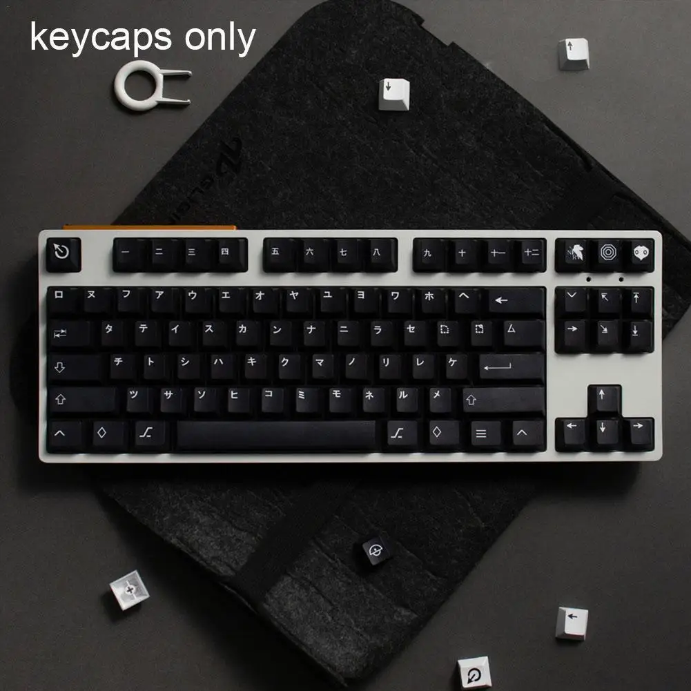 For DIY Mechanical Keyboards GMK WoB KATAKANA Keycap Black PBT Sublimation 137 Keys Original Height Mechanical Keyboard 64/87/96
For DIY Mechanical Keyboards GMK WoB KATAKANA Keycap Black PBT Sublimation 137 Keys Original Height Mechanical Keyboard 64/87/96