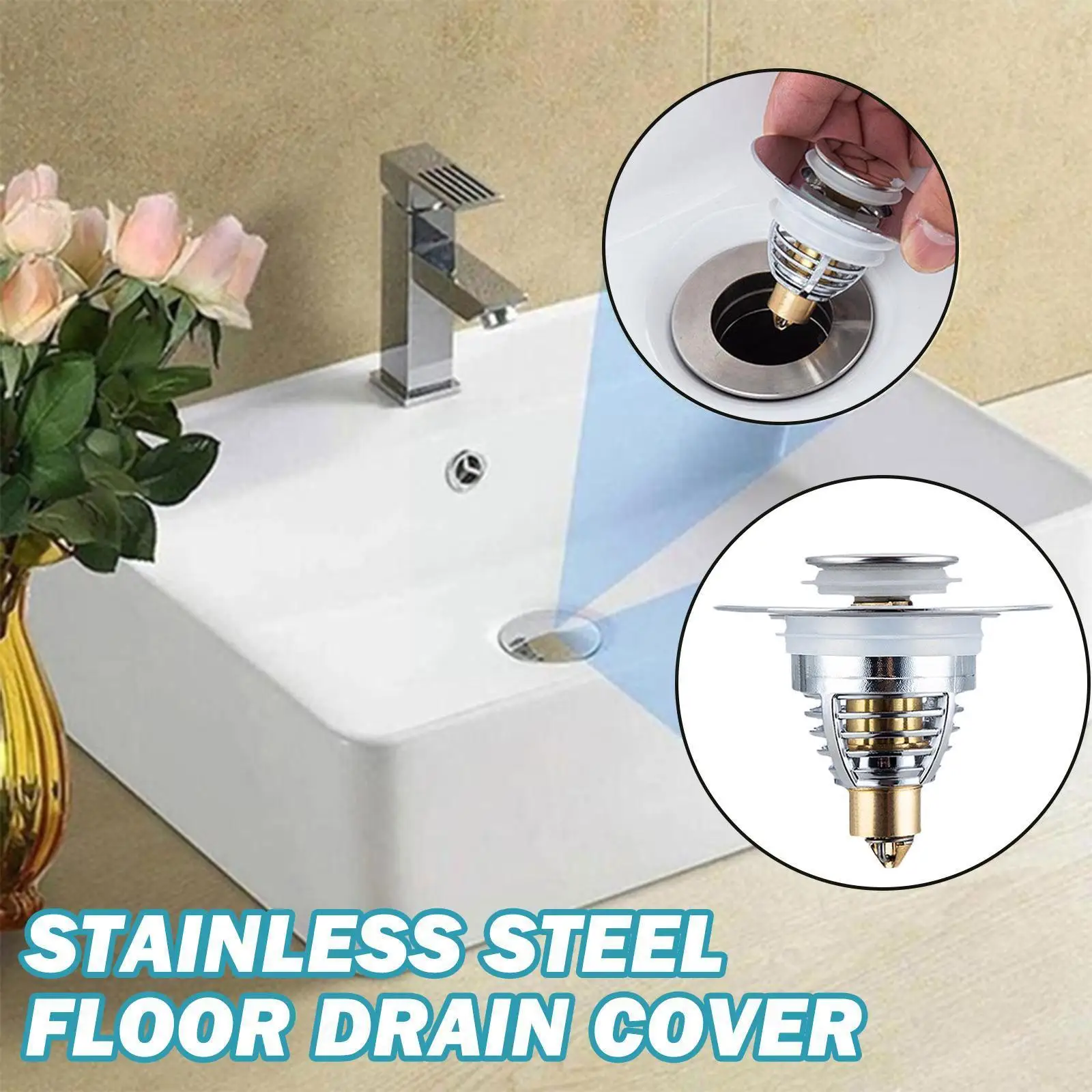 Universal Wash Basin Bouncing Core Press-type Sink Deodorant Basin Plug Drain Fittings Stopper Drains Leaking Countertop Fi N1N3
Universal Wash Basin Bouncing Core Press-type Sink Deodorant Basin Plug Drain Fittings Stopper Drains Leaking Countertop Fi N1N3