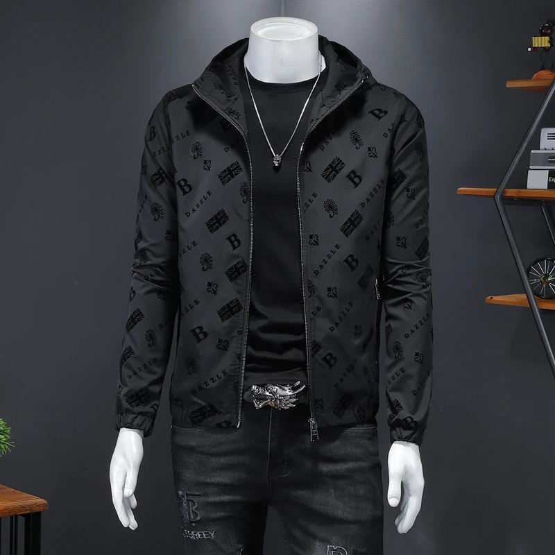 Spring and Autumn new Korean version of Slim jacket men casual thin hooded jacket
Spring and Autumn new Korean version of Slim jacket men casual thin hooded jacket