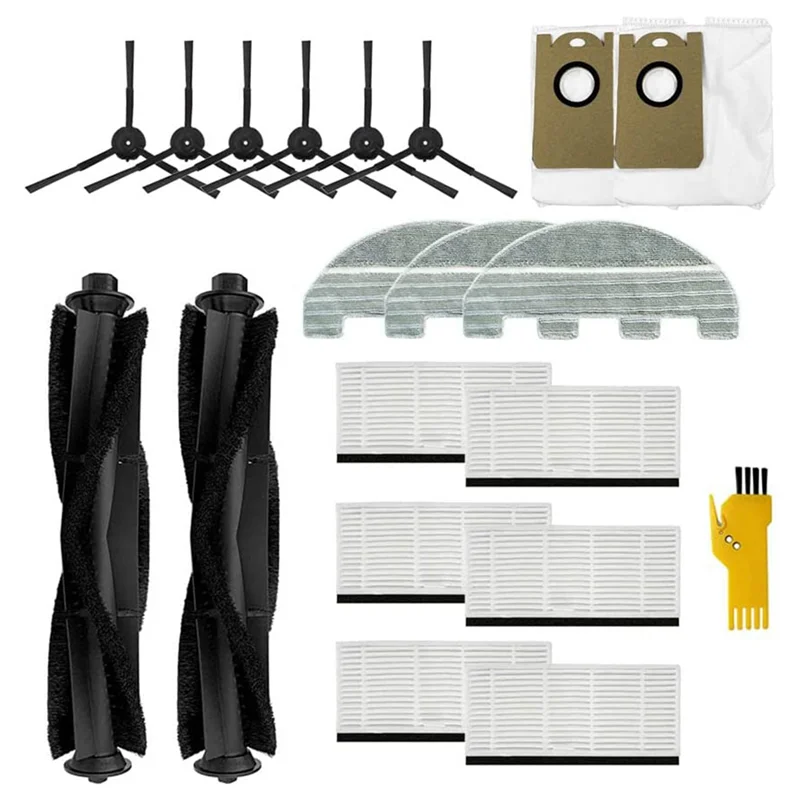 Replacement Accessories Kit for M8 PRO M8 Robot Vacuum Cleaner Main Brushes Filter Mop Cloths Dust Bags
Replacement Accessories Kit for M8 PRO M8 Robot Vacuum Cleaner Main Brushes Filter Mop Cloths Dust Bags