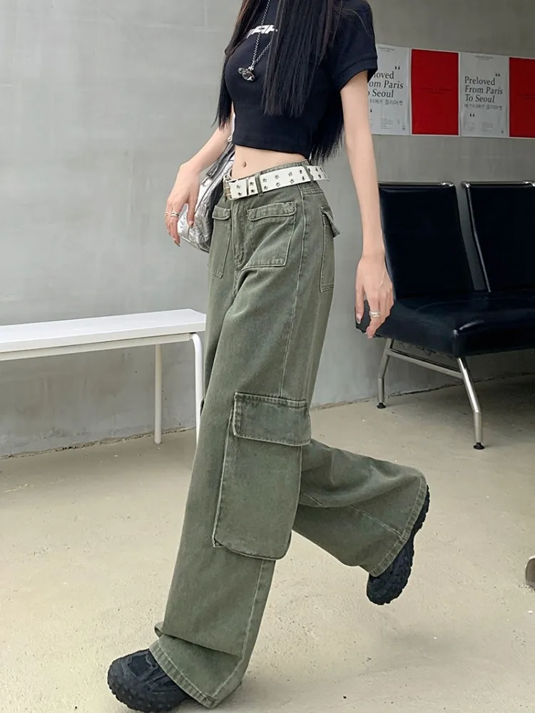 S-XL Autumn women safari Pocket Style long Straight denim pants High waist Wide Leg Denim jeans Trousers for womens(L60071
S-XL Autumn women safari Pocket Style long Straight denim pants High waist Wide Leg Denim jeans Trousers for womens(L60071
