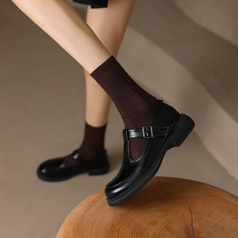 2022 New Spring Genuine Leather Women Shoes Casual Slip-On Loafers Round Toe Shoes Shoes Woman Zapatos De Mujer Women Buckle
2022 New Spring Genuine Leather Women Shoes Casual Slip-On Loafers Round Toe Shoes Shoes Woman Zapatos De Mujer Women Buckle
