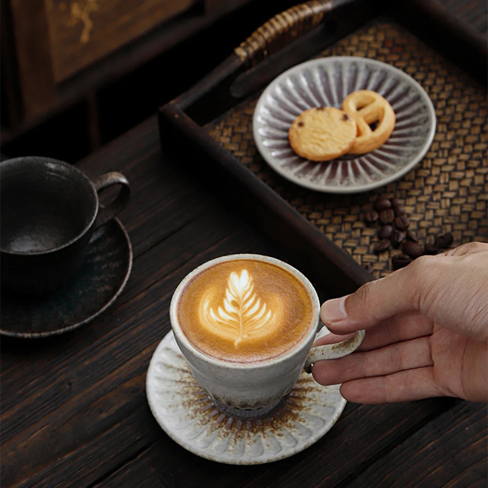 Ceramic Coffee Mug Vintage Retro Coffee Cup and Saucer Suit Household Espresso Cup For Coffee Tea Water Latte Cappuccino
Ceramic Coffee Mug Vintage Retro Coffee Cup and Saucer Suit Household Espresso Cup For Coffee Tea Water Latte Cappuccino