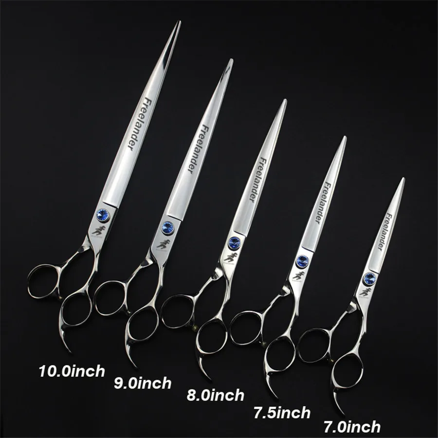 440C Professional Pet Scissors Cough Supplies 7/8/9/10 Inch Curve Dog Grooming Accessories Straight Barber Hairdressing Dogs Kit
440C Professional Pet Scissors Cough Supplies 7/8/9/10 Inch Curve Dog Grooming Accessories Straight Barber Hairdressing Dogs Kit