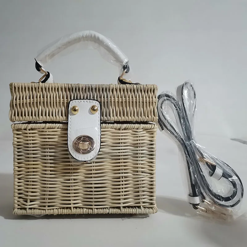 New Type Rattan Straw Bale handle shoulder adjustable female beach bag
New Type Rattan Straw Bale handle shoulder adjustable female beach bag