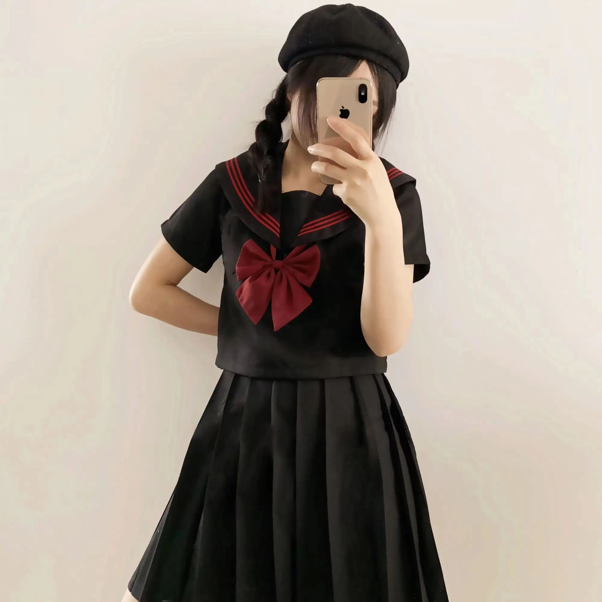 Japanese Style Student Girls School Uniforms Girls Navy Costume Women Sexy Navy JK Suit Sailor Blouse Pleated Skirt Academic Set
Japanese Style Student Girls School Uniforms Girls Navy Costume Women Sexy Navy JK Suit Sailor Blouse Pleated Skirt Academic Set