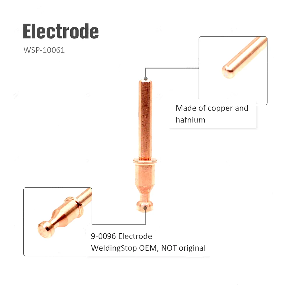20Pcs Plasma Torch Nozzle Cutter Tip Electrodes 9-0096 9-0094 Nozzle Tips For SL40 Torch Cutter Plasma Cutter Welding Equipment
20Pcs Plasma Torch Nozzle Cutter Tip Electrodes 9-0096 9-0094 Nozzle Tips For SL40 Torch Cutter Plasma Cutter Welding Equipment
