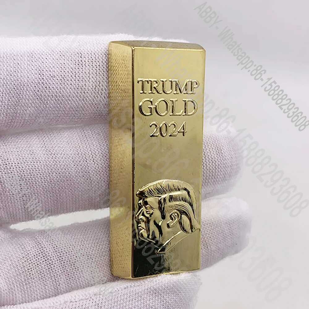 

Custom special Donald-Trump Gold Bar Us president metal craft Collectible America souvenir gifts celebrity commemorative coin
