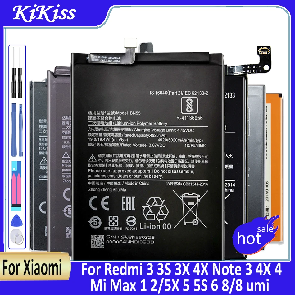 Аккумулятор BM4E BP41 BM47 BM46 BN43 BN41 BN31 BM36 BM39 BM22 BM3E BM3L BM45 BM49 BM50 BM3F BM3B BP40 для Xiaomi Mi POCOPHONE F1
Аккумулятор BM4E BP41 BM47 BM46 BN43 BN41 BN31 BM36 BM39 BM22 BM3E BM3L BM45 BM49 BM50 BM3F BM3B BP40 для Xiaomi Mi POCOPHONE F1