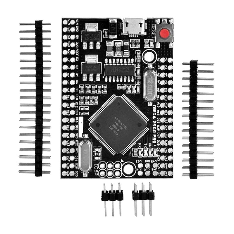 MEGA 2560 PRO Board Embed CH340G/ATMEGA2560-16AU Chip with Male Pin Headers, Compatible for Arduino Mega2560 DIY
MEGA 2560 PRO Board Embed CH340G/ATMEGA2560-16AU Chip with Male Pin Headers, Compatible for Arduino Mega2560 DIY