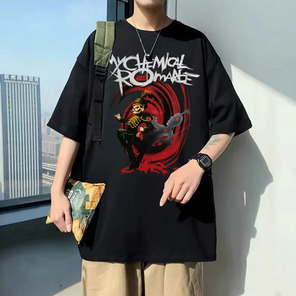 Fashion Men Women Vintage Gothic Hip Hop Tee Branded Rock Band My Chemical Romance The Black Parade T Shirts Man Oversize Tshirt
Fashion Men Women Vintage Gothic Hip Hop Tee Branded Rock Band My Chemical Romance The Black Parade T Shirts Man Oversize Tshirt