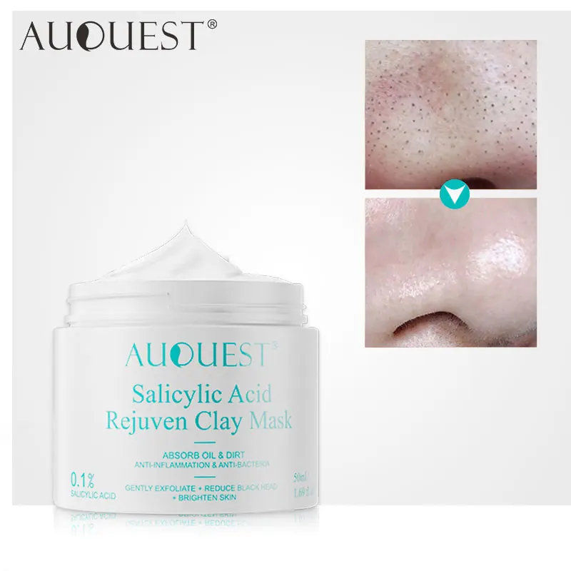 AUQUEST Salicylic Acid Facial Mask Blackhead Black Dots Remover Oil Control Anti-Acne Whitening Clay Mask Face Skin Care
AUQUEST Salicylic Acid Facial Mask Blackhead Black Dots Remover Oil Control Anti-Acne Whitening Clay Mask Face Skin Care