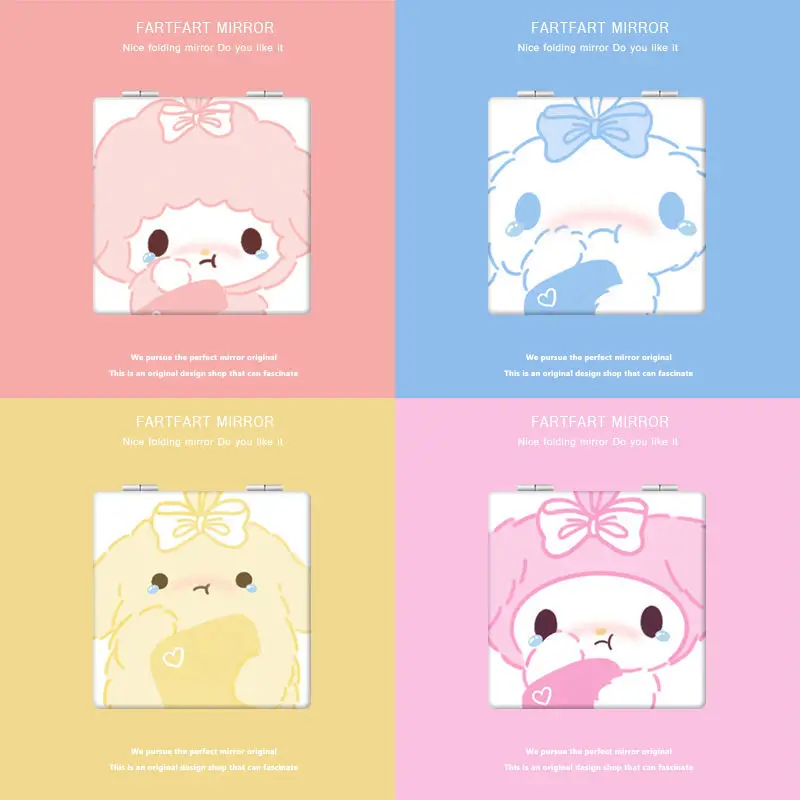 Sanrioed My Melody Cinnamoroll Kuromi Kitty Милая портативная двухсторонняя зеркальная мини-Обложка из кожи
Sanrioed My Melody Cinnamoroll Kuromi Kitty Милая портативная двухсторонняя зеркальная мини-Обложка из кожи