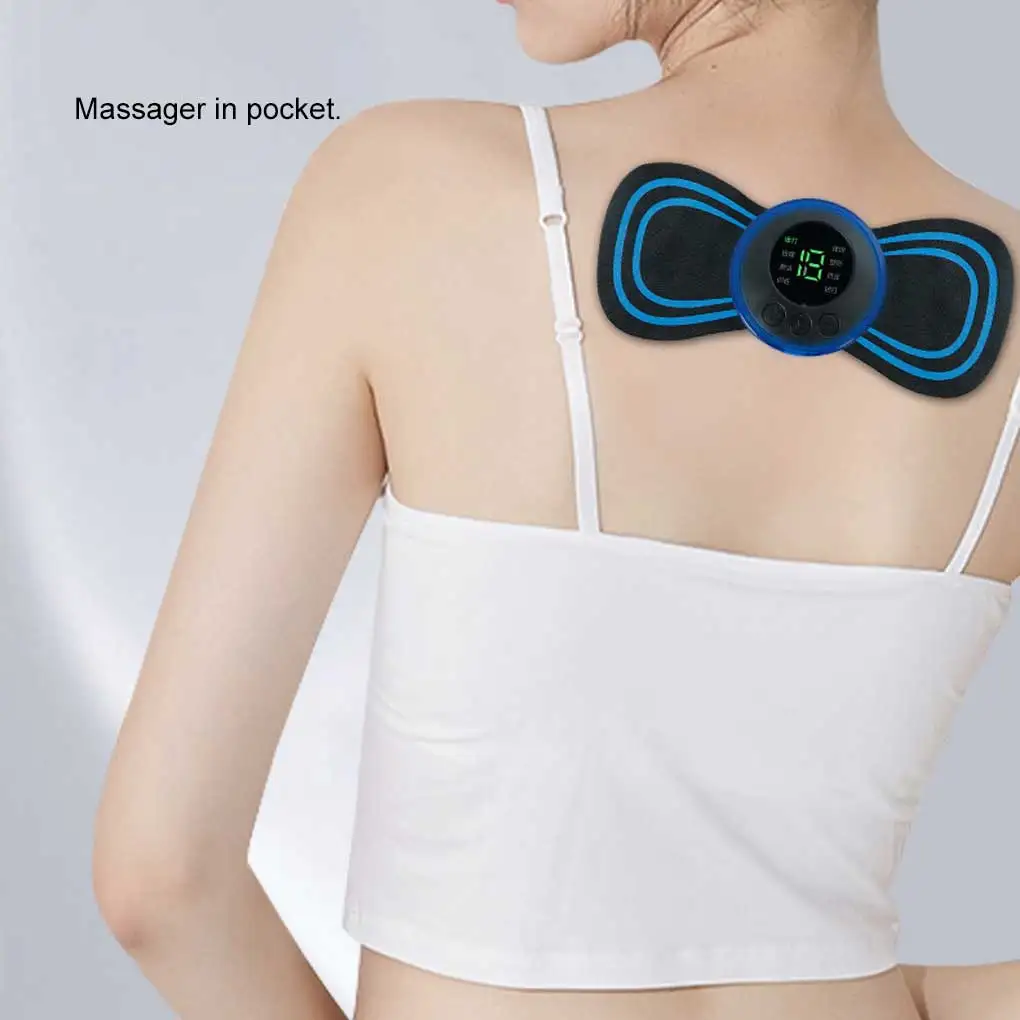 

Neck Massager Portable Pulse Massagers 8 Mode Electric Massage Patch