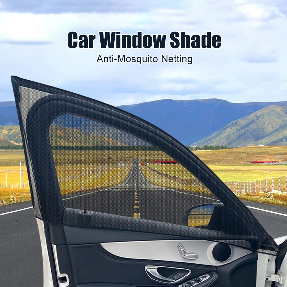 2/4pcs Universal Car Window Sun Shade Mesh Netting Side Window Covers Shade Anti-Mosquito Net for Sedan SUV Truck Accessories
2/4pcs Universal Car Window Sun Shade Mesh Netting Side Window Covers Shade Anti-Mosquito Net for Sedan SUV Truck Accessories