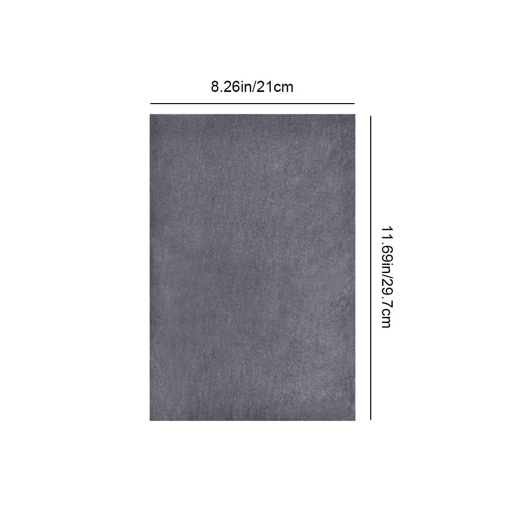 100 Sheets A4 Graphite Transfer Paper Wood Paper Canvas and Other Art Surfaces Tracing Paper
100 Sheets A4 Graphite Transfer Paper Wood Paper Canvas and Other Art Surfaces Tracing Paper