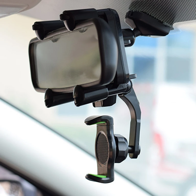 Multifunctional 360° Rearview Mirror Phone Holder for 4.0-6.9inches Wide Phones Adajustable Phone Rotatable Mount
Multifunctional 360° Rearview Mirror Phone Holder for 4.0-6.9inches Wide Phones Adajustable Phone Rotatable Mount