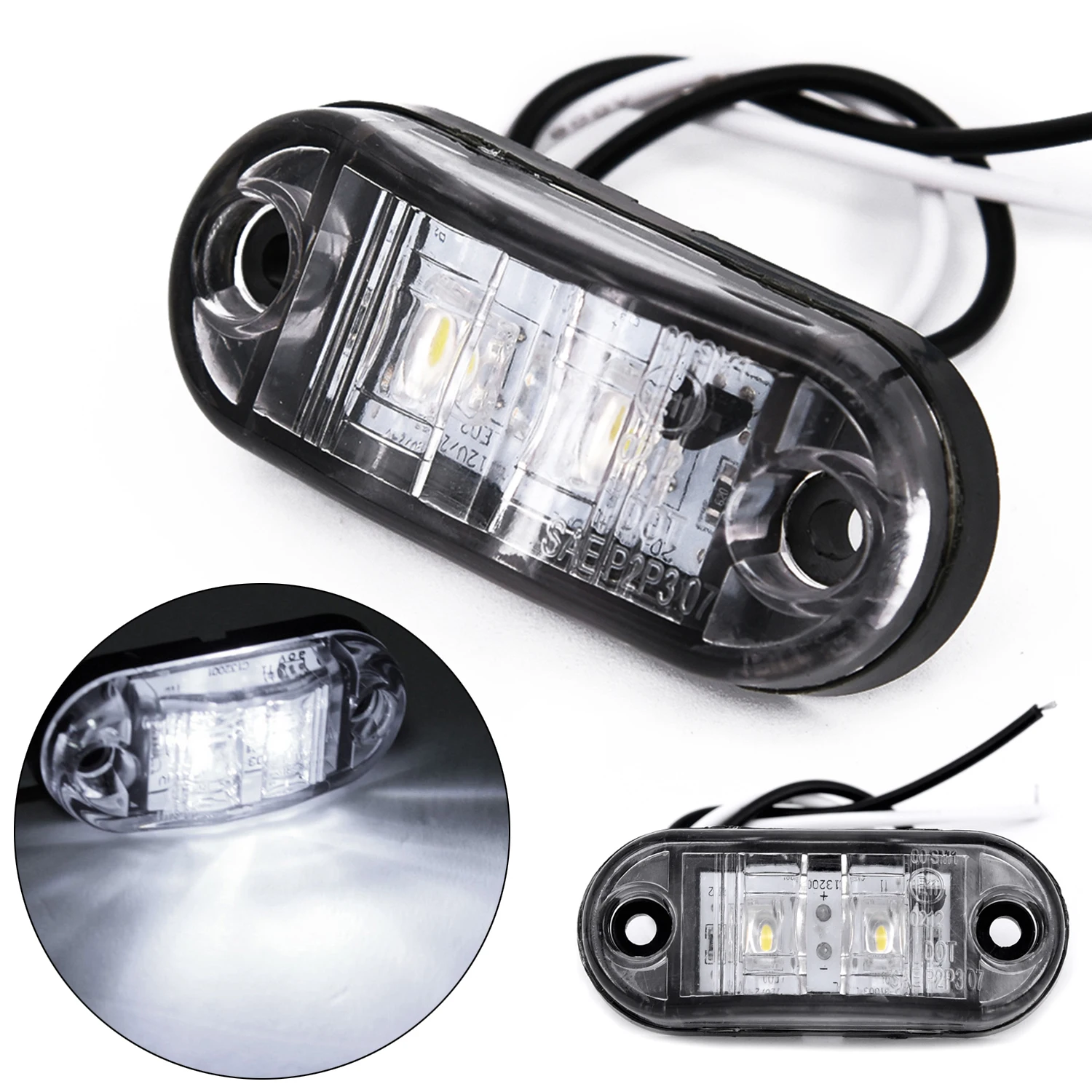 2PCS LED Light Clearance Trailer Truck 12V LED Side Marker Lamp Waterproof Side Marker Lights Tail Set
2PCS LED Light Clearance Trailer Truck 12V LED Side Marker Lamp Waterproof Side Marker Lights Tail Set